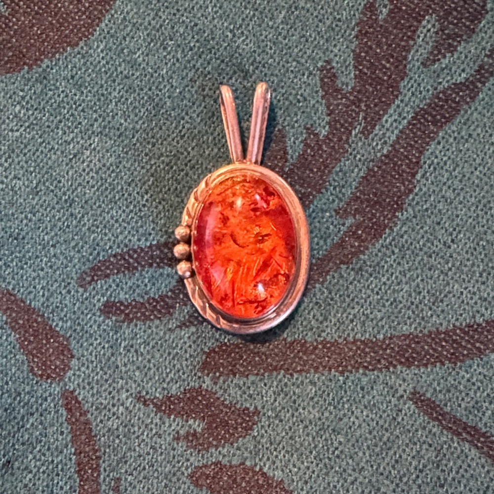 Elegant Red Pendant